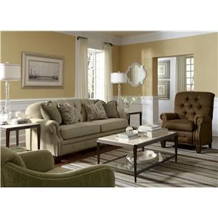 Stationary Fabric Living Room Group